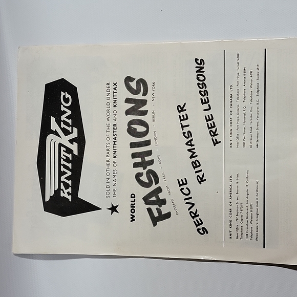 Modern Knitting September October 1960 Knit King Knitmaster Limited - Picture 10 of 11